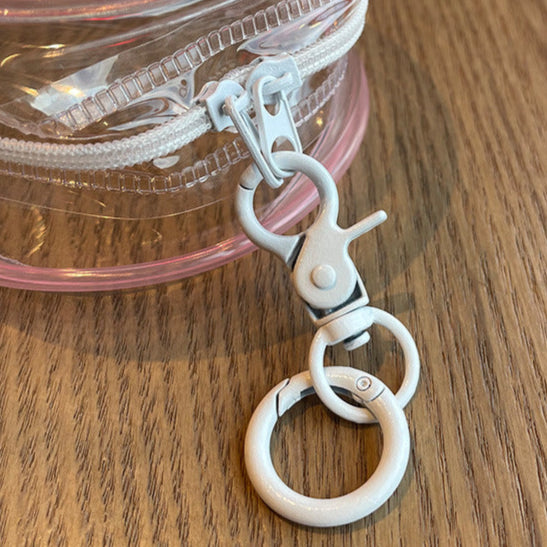 LABUBU Clear PVC Doll Protector – Dustproof Oval Hanging Bag for Storage & Travel
