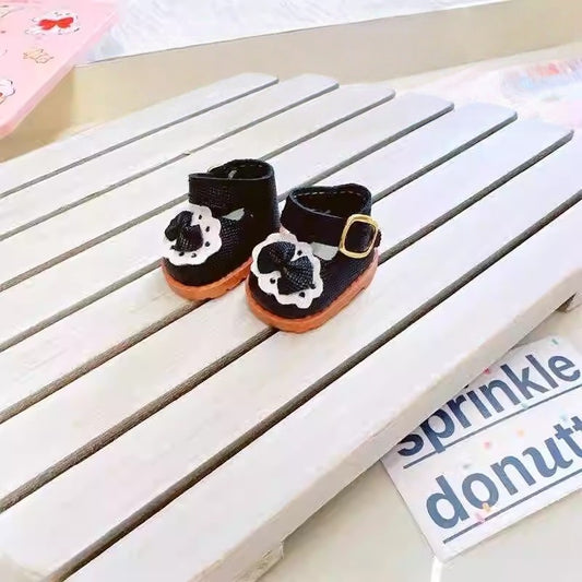 Labubu Doll Decoration - Black Princess Shoes