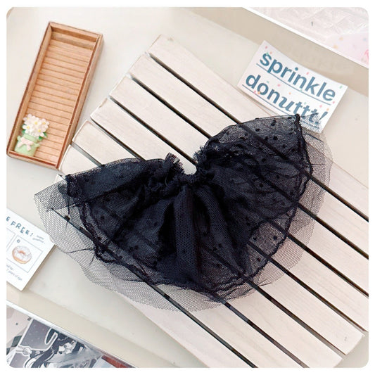 Labubu Doll Decoration - Black Tulle Skirt