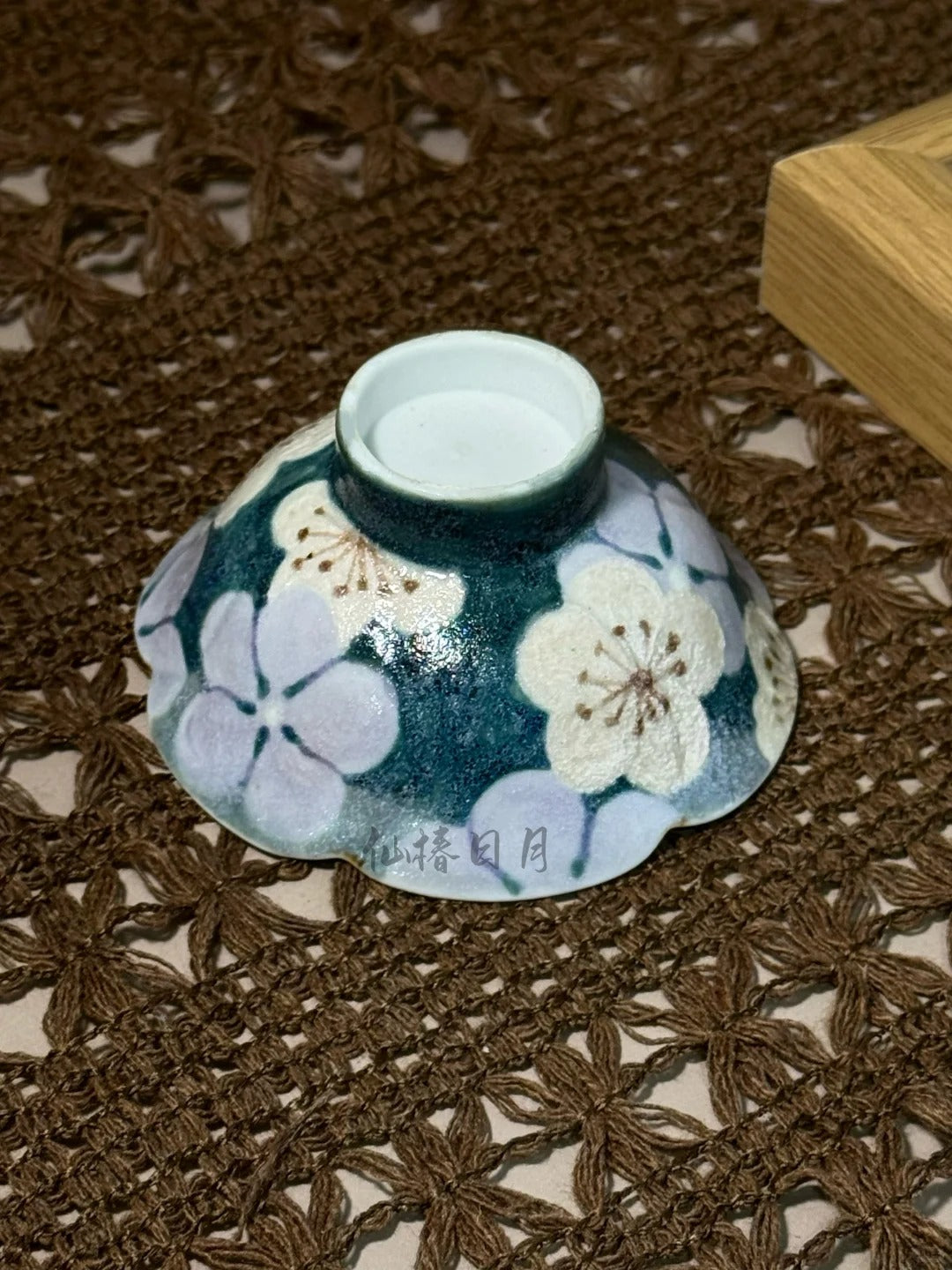 Hand-Painted Ceramic | Floral Small Teacup & Wine Cup