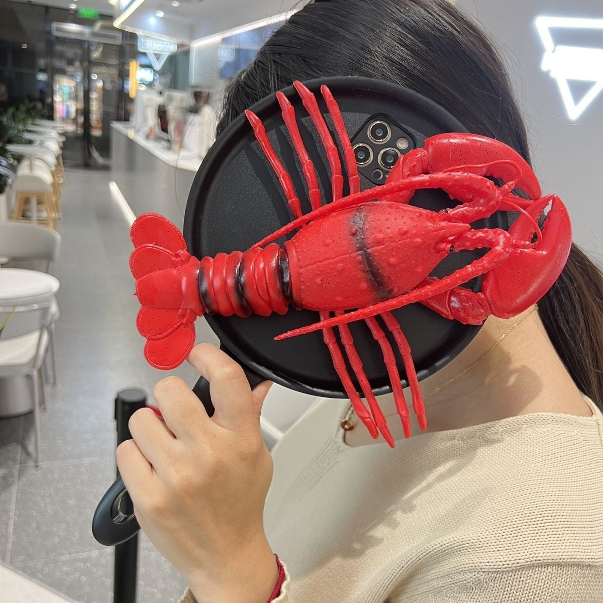 Funny Crab and Lobster Frying Pan Phone Case