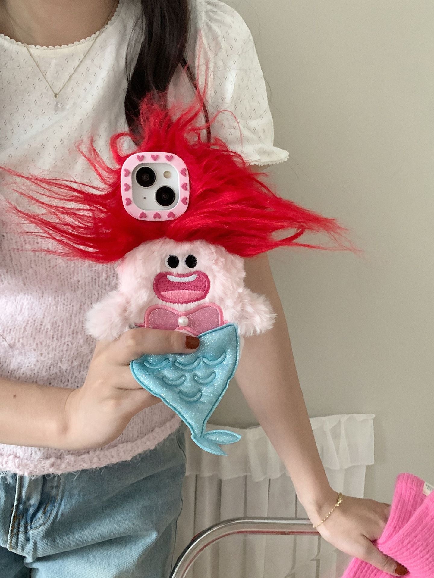 Fuzzy Mermaid Phone Case