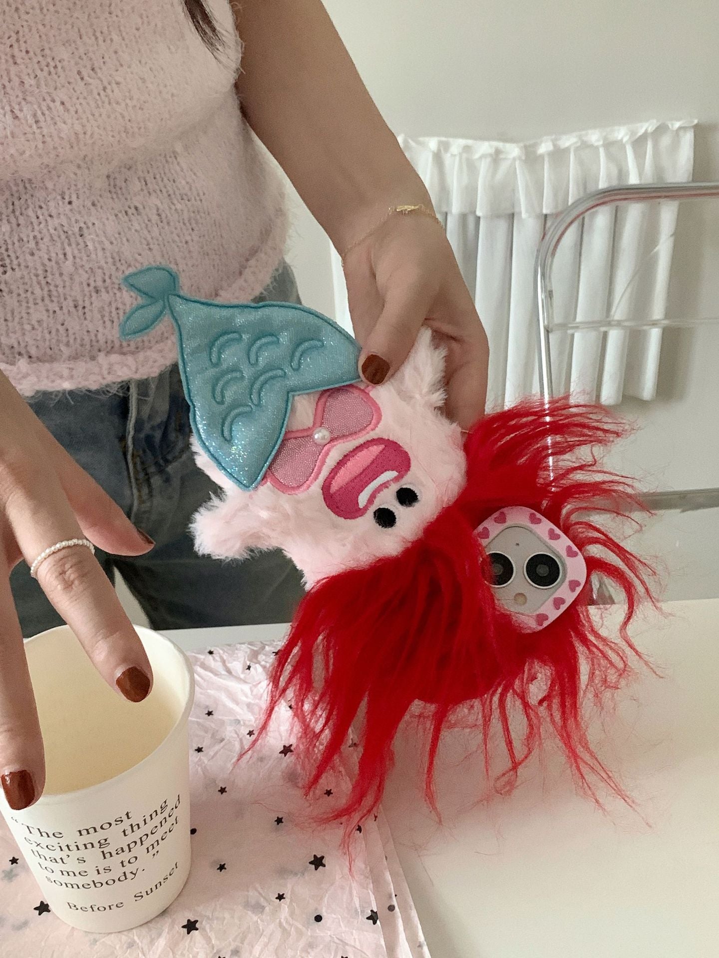 Fuzzy Mermaid Phone Case
