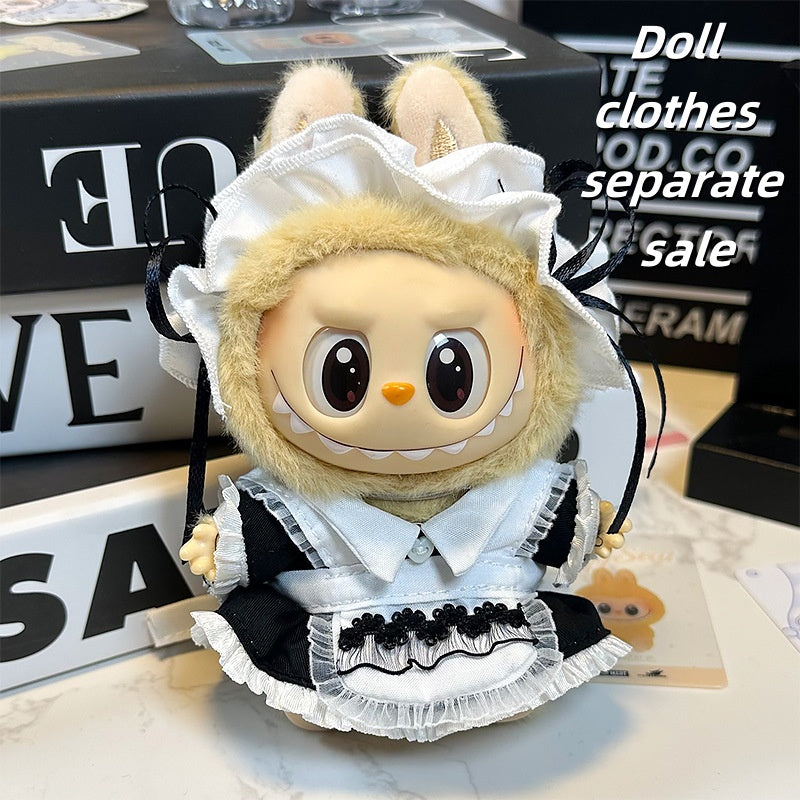 Labubu Outfit 17cm - French Maid (Headpiece + Apron Dress)