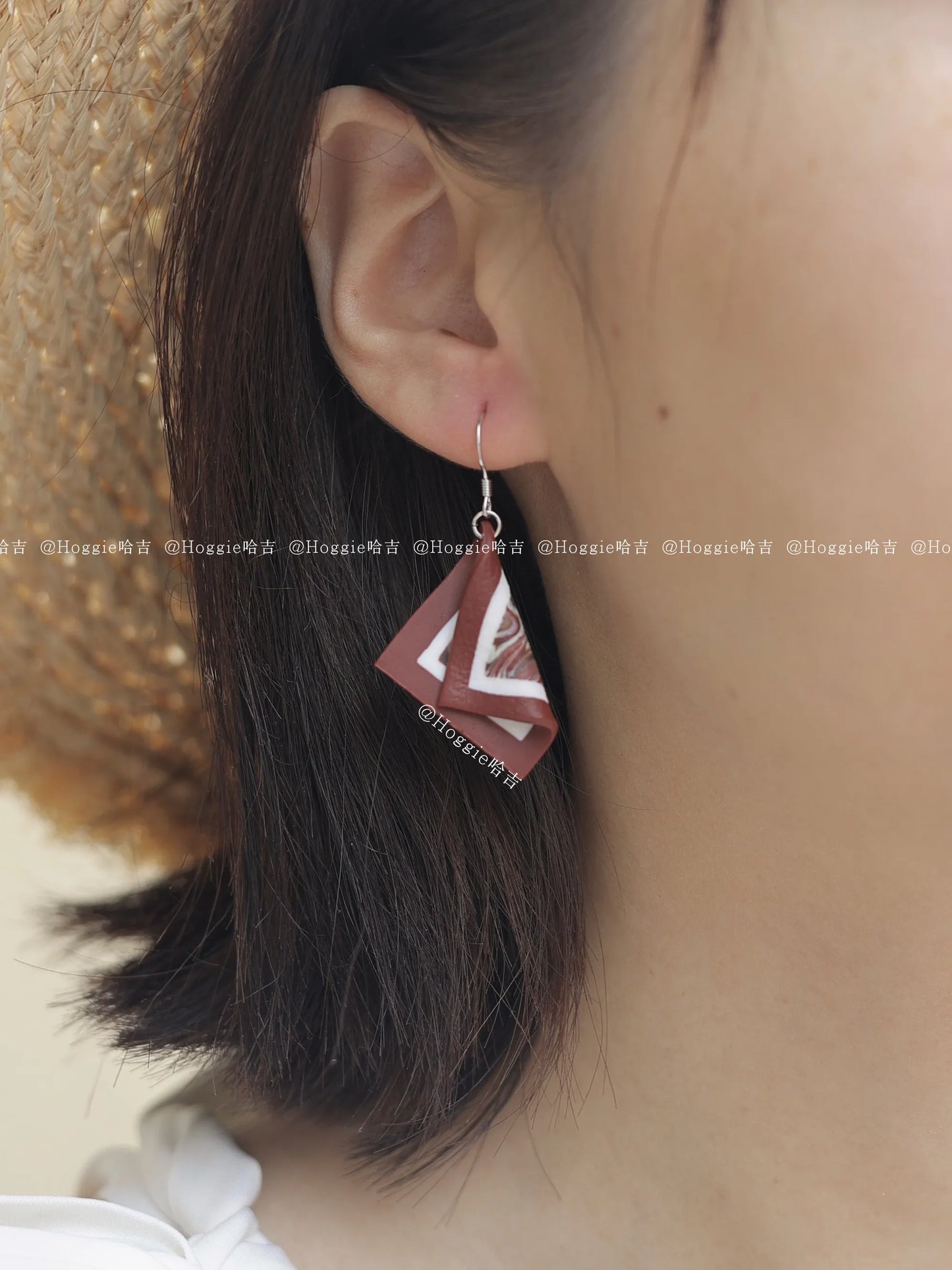 Lush Berry-Handmade Clay Earrings- Unique Artisan Jewelry Gift