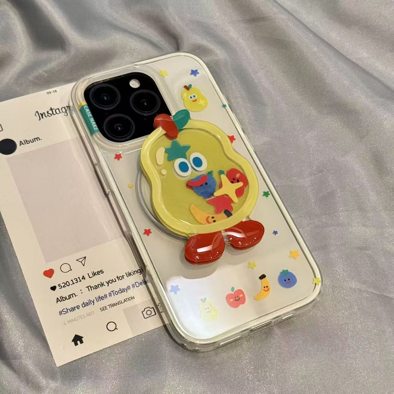 Star Shower Magnetic Case & Pear Buddy Wobble Stand