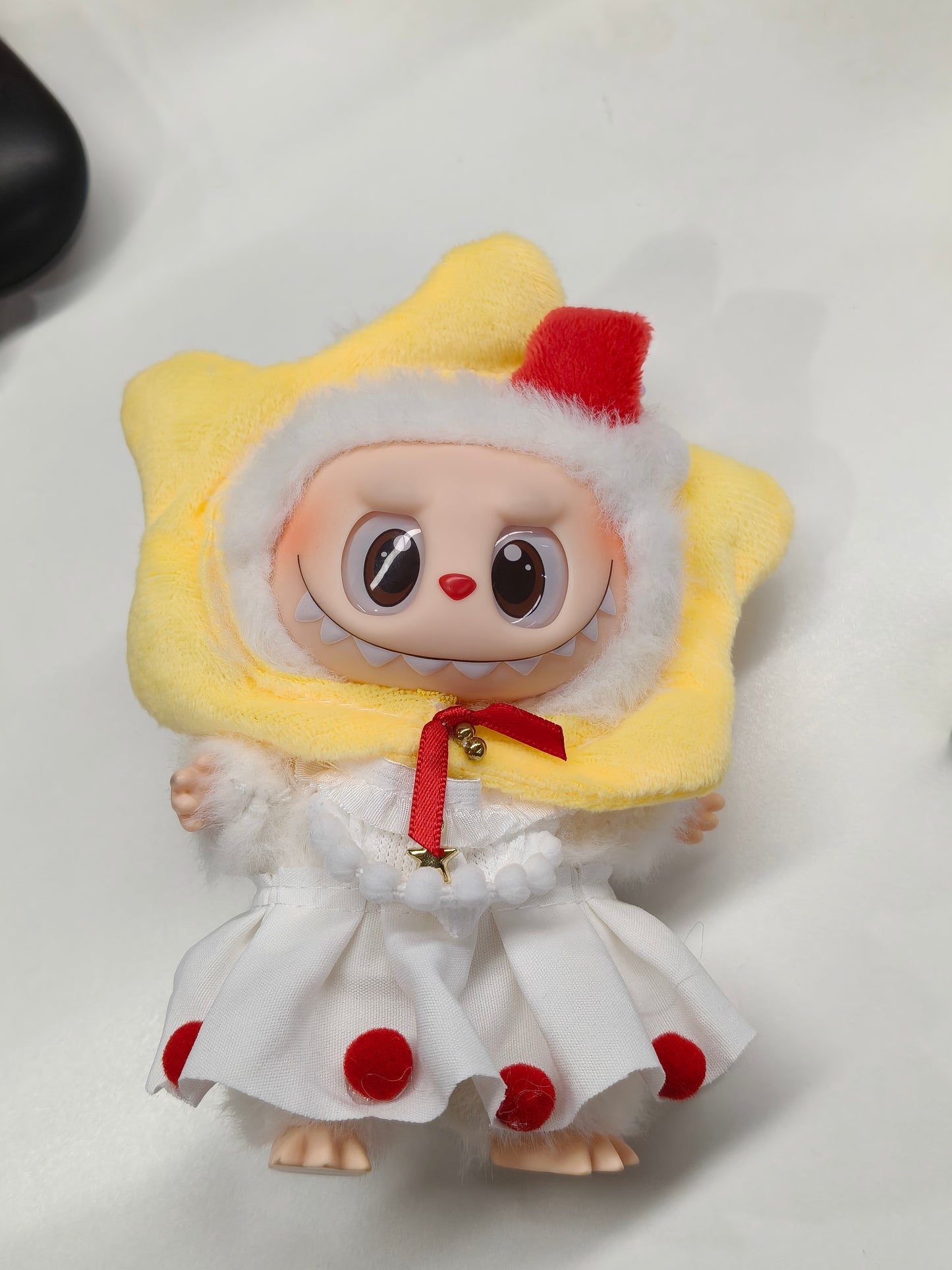 17cm Labubu Clothes - Star Baby Set (Star Hairband + Scarf + Dress)