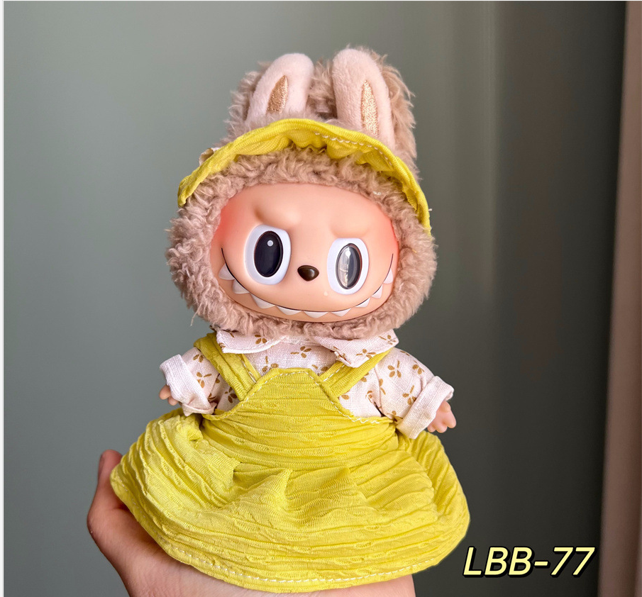 Labubu Clothes-Gardener and Chef Doll Outfit Set