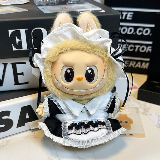 Labubu Outfit 17cm - French Maid (Headpiece + Apron Dress)