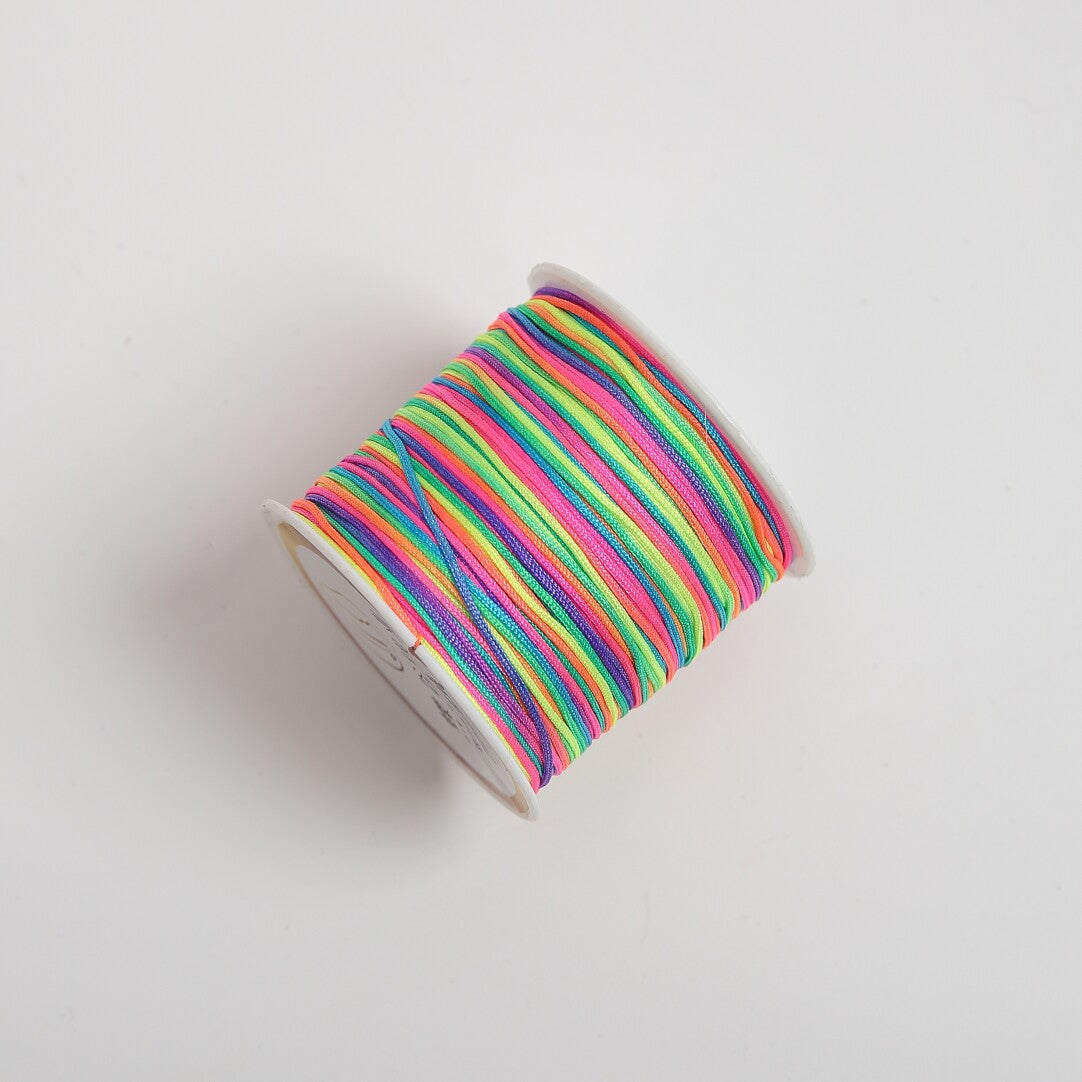 DIY Braided Jewelry Cord - Durable, Multi-Color Thread for Handmade Bracelets, Necklaces & Crafts