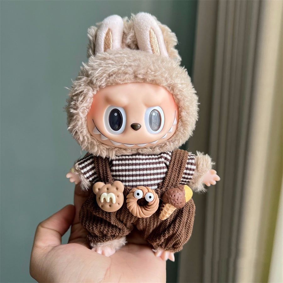 17cm Labubu Outfit- Chocolate Cookies