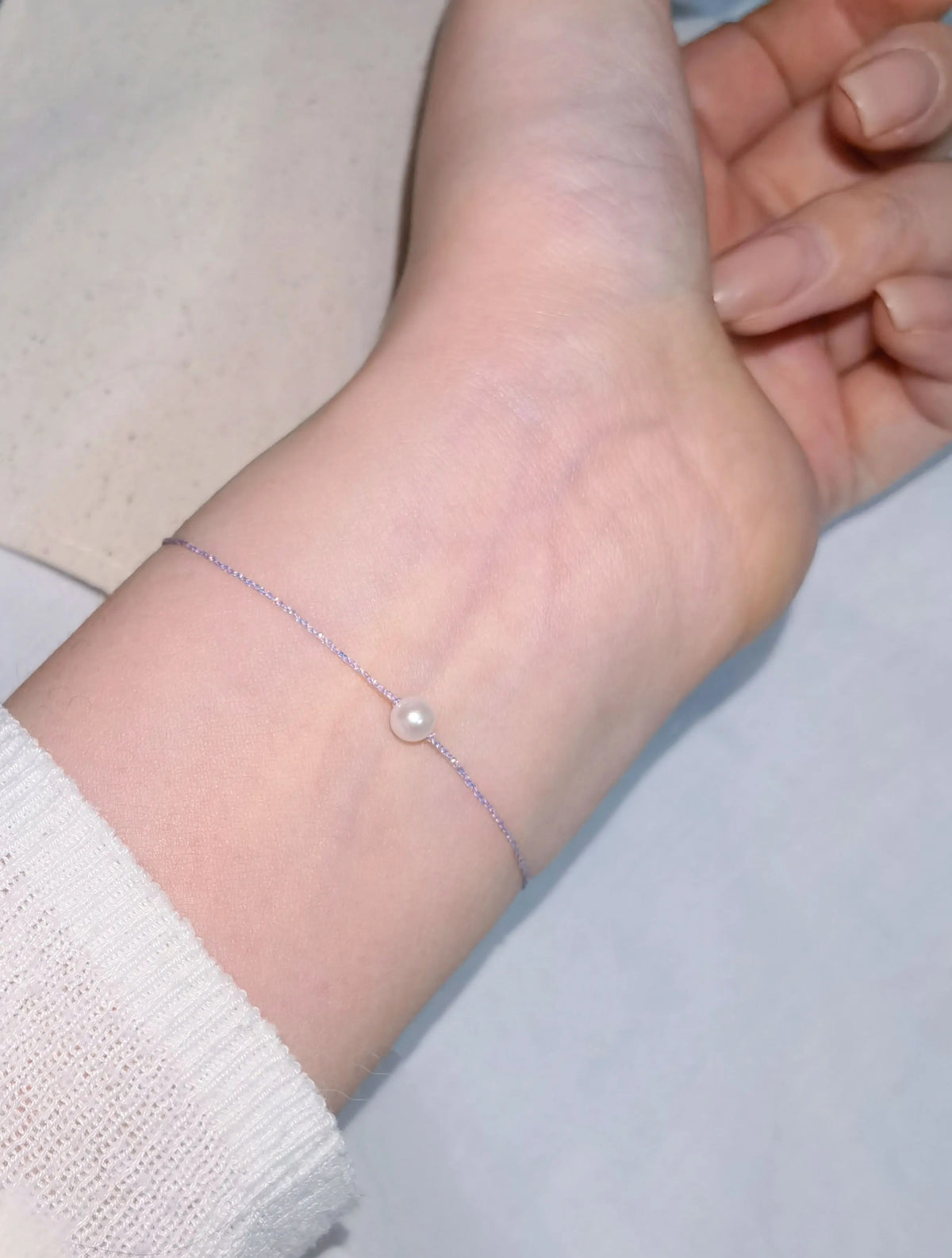 Dewlight Lavender – Pearl or Star Bracelet