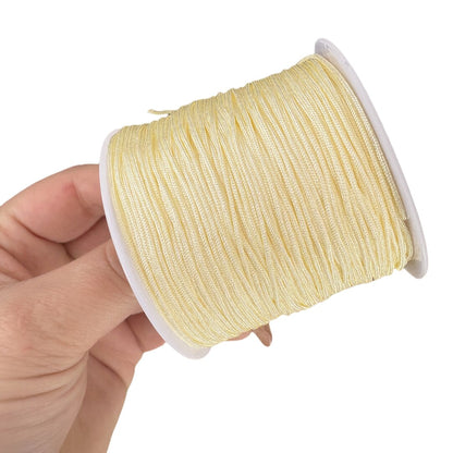 DIY Braided Jewelry Cord - Durable, Multi-Color Thread for Handmade Bracelets, Necklaces & Crafts