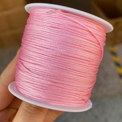 DIY Braided Jewelry Cord - Durable, Multi-Color Thread for Handmade Bracelets, Necklaces & Crafts