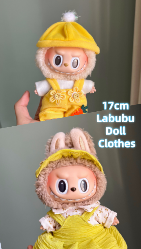 Labubu Clothes-Gardener and Chef Doll Outfit Set