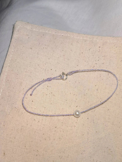 Dewlight Lavender – Pearl or Star Bracelet