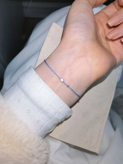 Dewlight Blue – Pearl or Star Bracelet