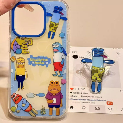 Bikini Bottom Phone Case with Rotating Stand Set