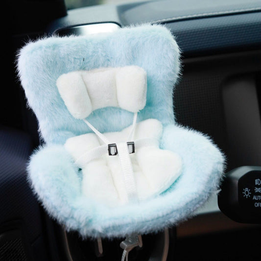 Labubu Blue Car Seat Cushion Set
