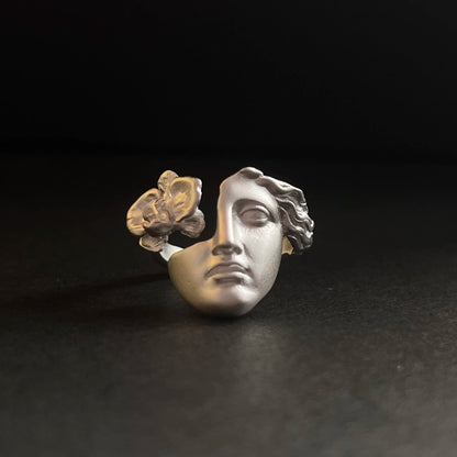 Broken Face Ring – Venus Orchid