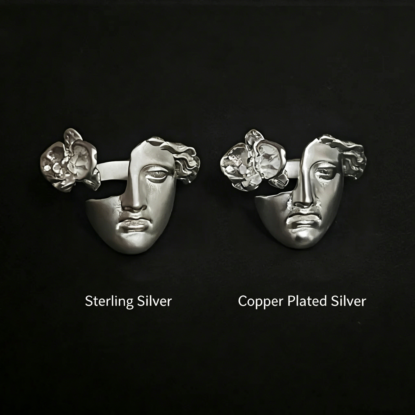 Broken Face Ring – Venus Orchid