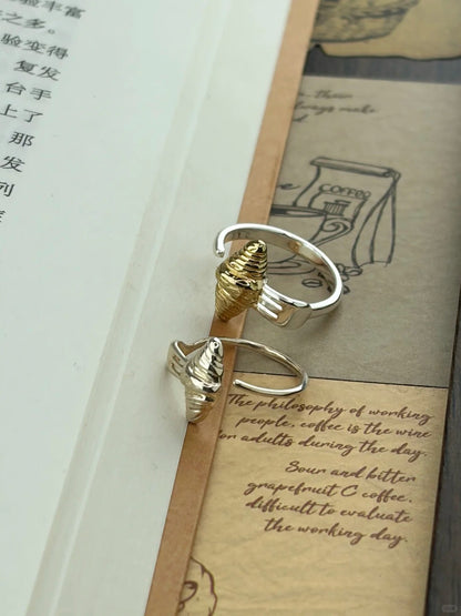 Croissant Love Silver Ring