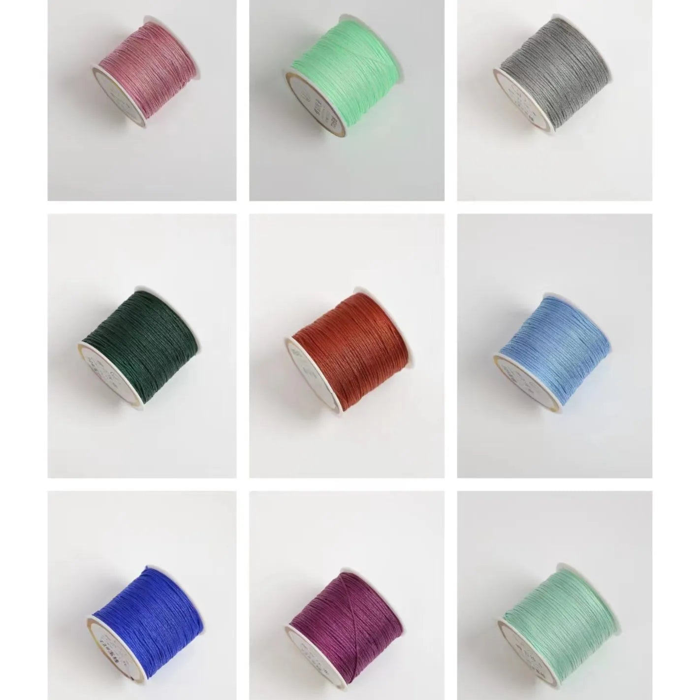 DIY Braided Jewelry Cord - Durable, Multi-Color Thread for Handmade Bracelets, Necklaces & Crafts