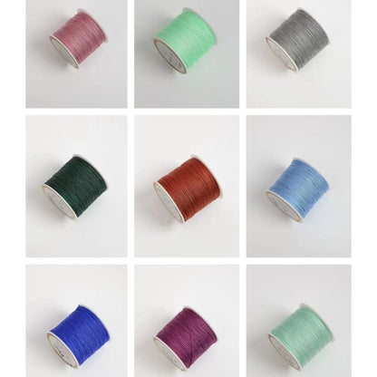 DIY Braided Jewelry Cord - Durable, Multi-Color Thread for Handmade Bracelets, Necklaces & Crafts