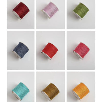 DIY Braided Jewelry Cord - Durable, Multi-Color Thread for Handmade Bracelets, Necklaces & Crafts