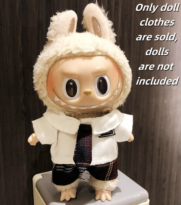 Labubu Clothes-Preppy Style Series Doll Outfit Set