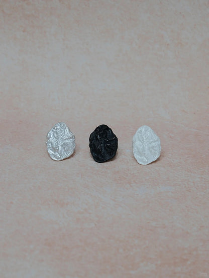 Ember Flower Silver Ring