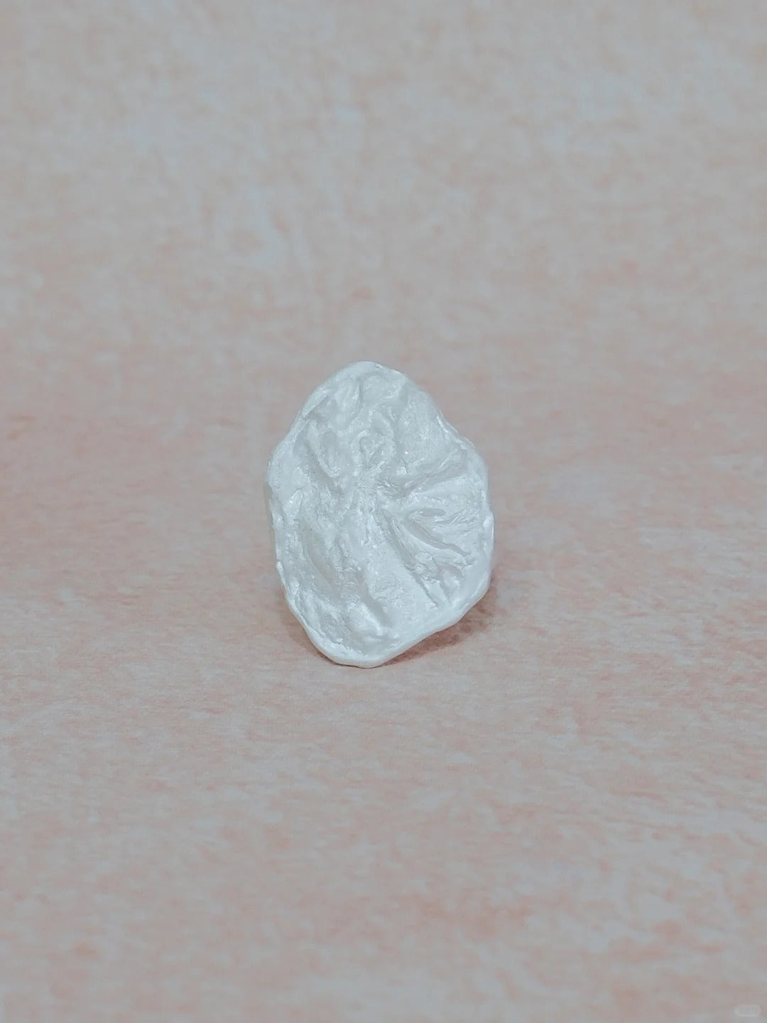 Ember Flower Silver Ring