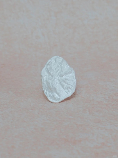 Ember Flower Silver Ring