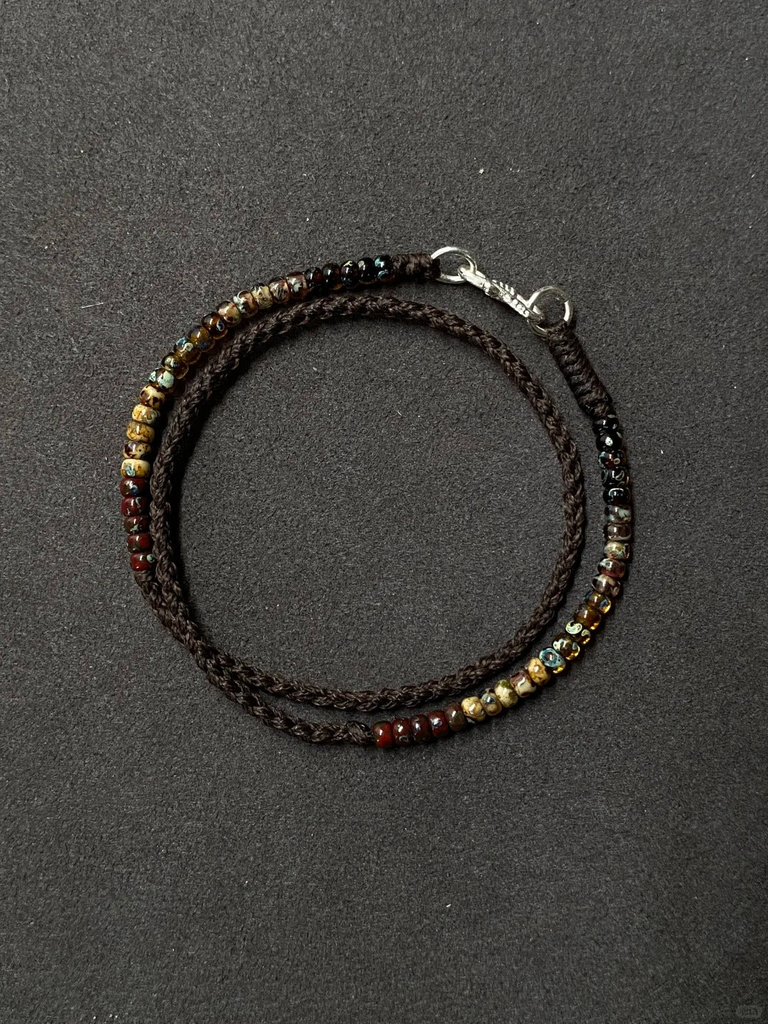 Eternal Black Tibetan Bracelet – Double-Strand Micro-Beaded Protection Braid