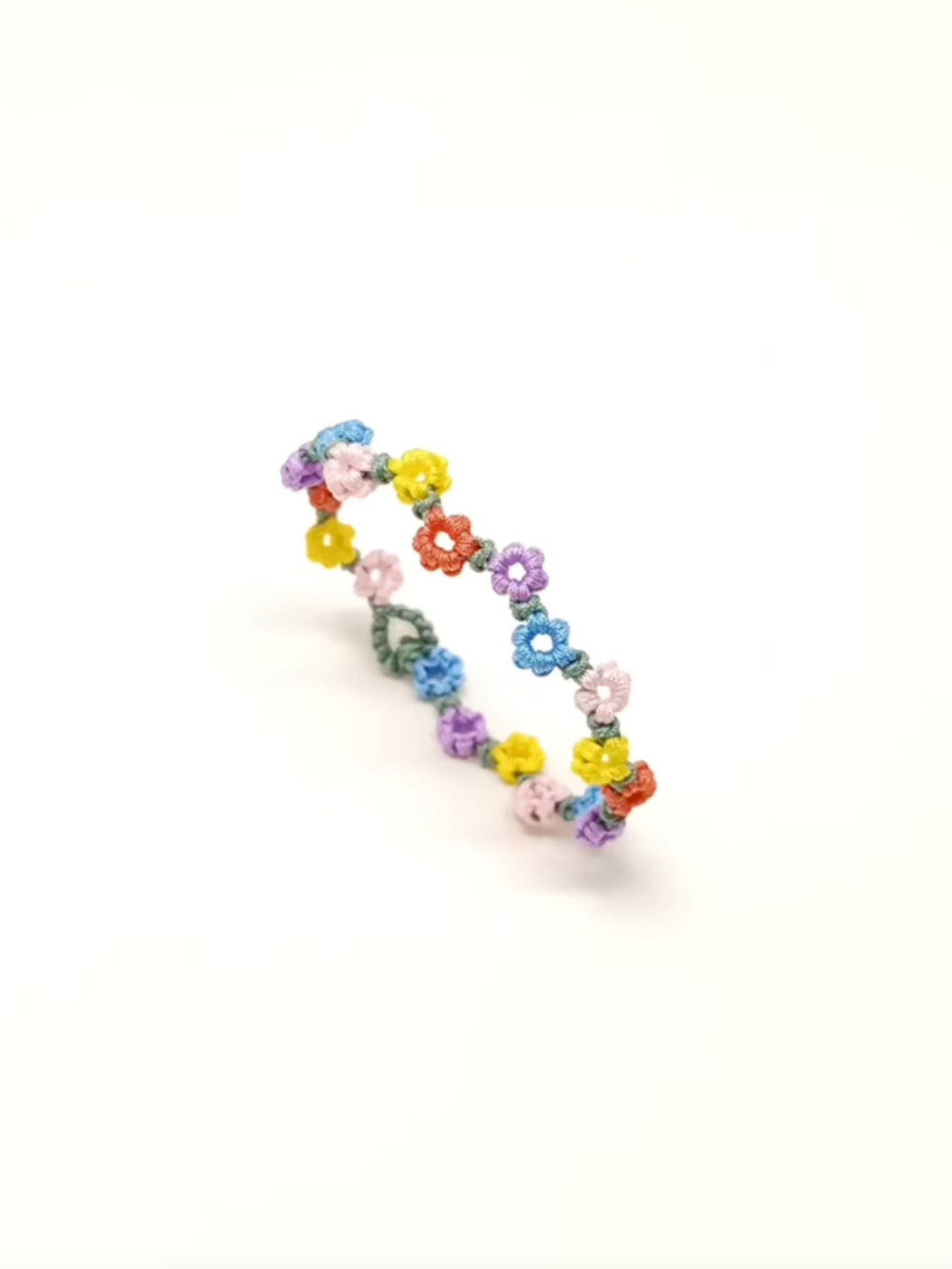 Floral Handwoven Bracelet