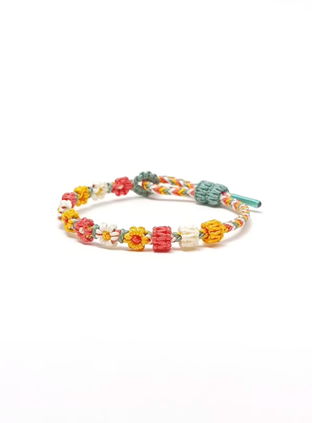 Floral Meadow Bracelet – Handmade Blooms