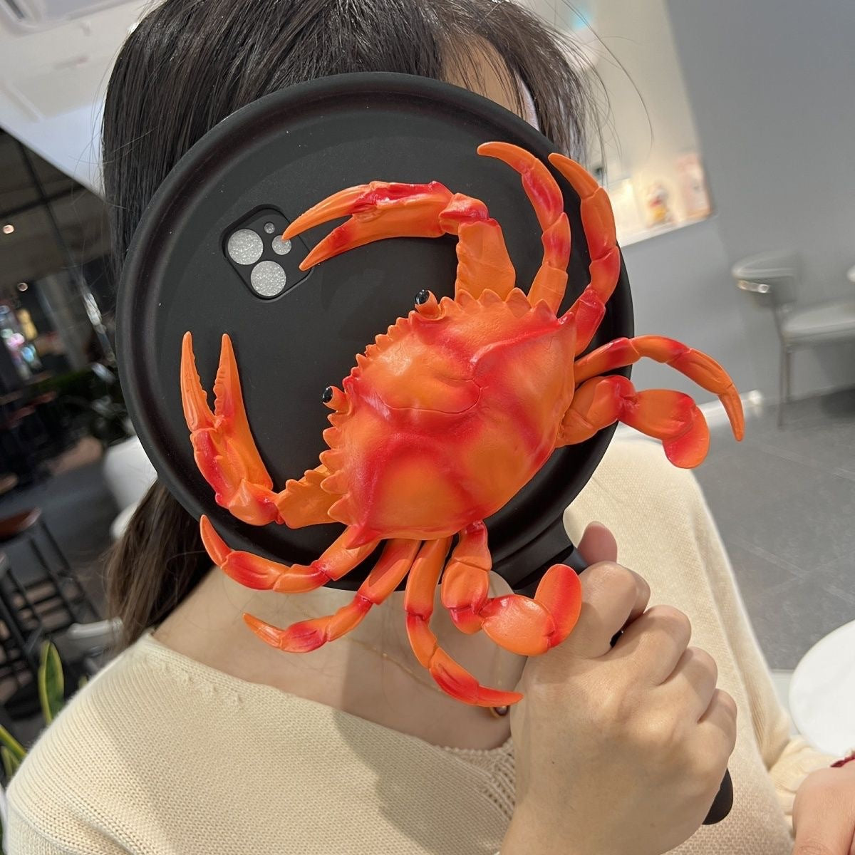 Funny Crab and Lobster Frying Pan Phone Case