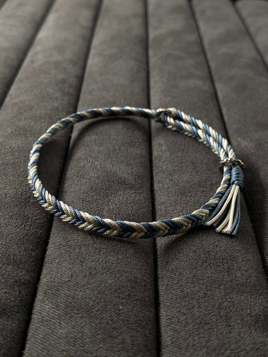 Haze & Pearl - Herringbone Bracelet- 925 Silver