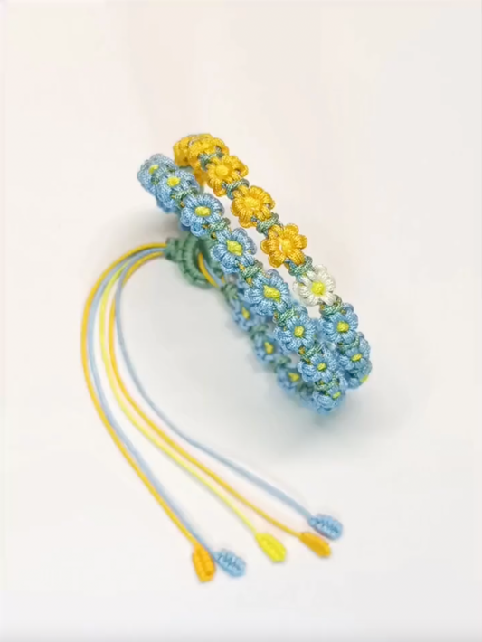Iris Double-Layer Handwoven Bracelet