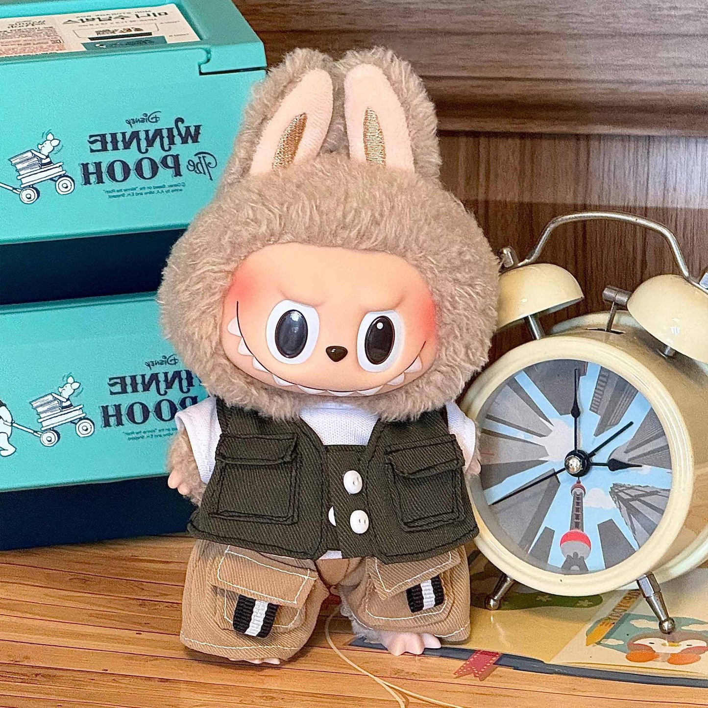 17cm Labubu Clothes-Pocket Gentleman Set
