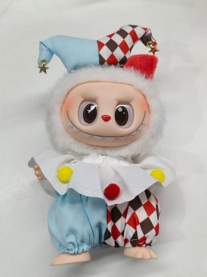 Labubu Clothes 17cm  Clown Trio Set