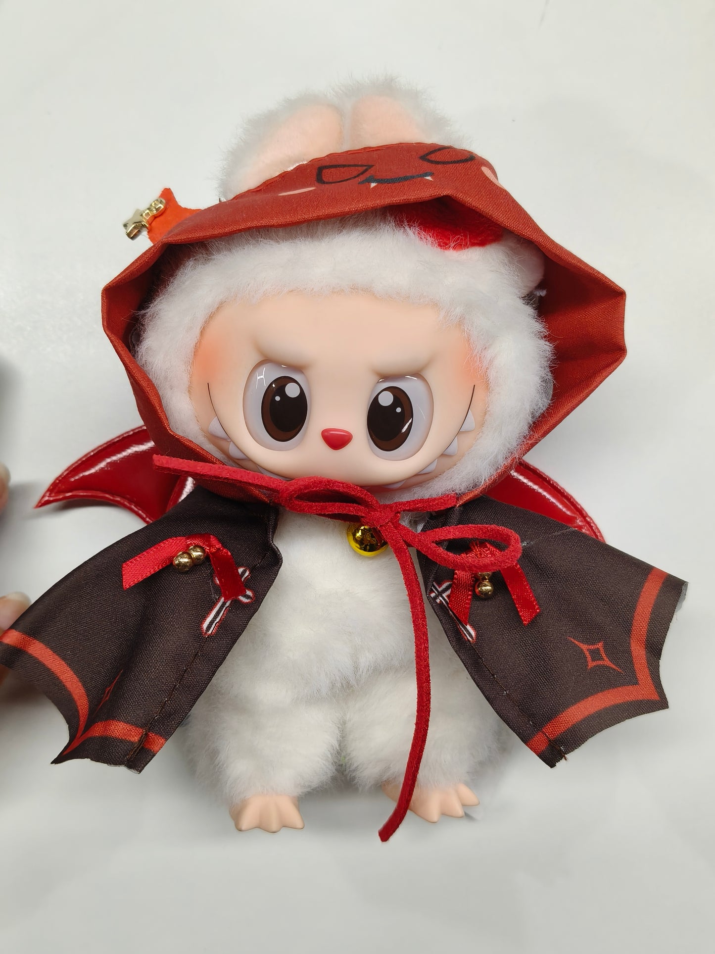 17cm Labubu Clothes Doll Devil Cape