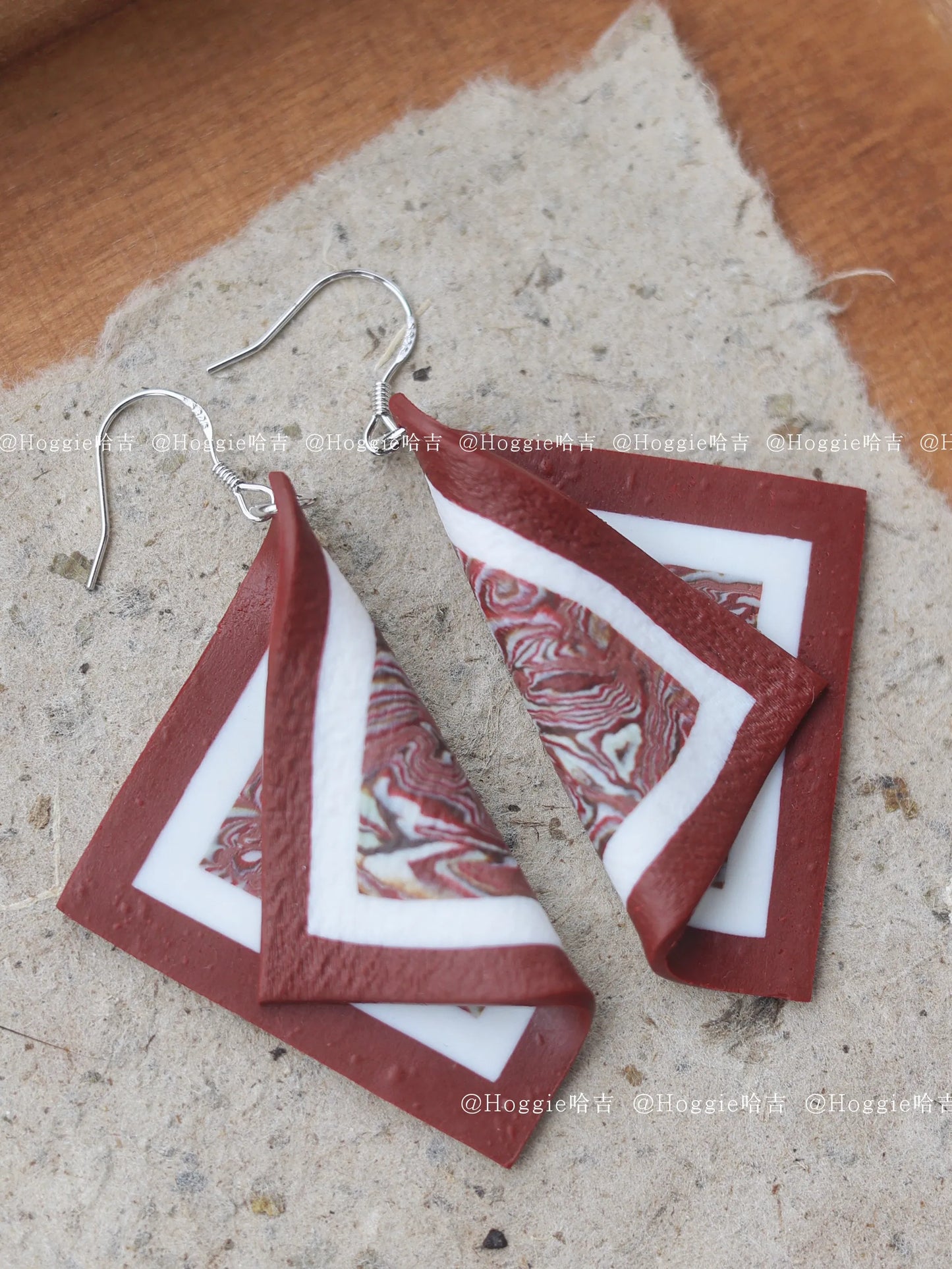 Lush Berry-Handmade Clay Earrings- Unique Artisan Jewelry Gift