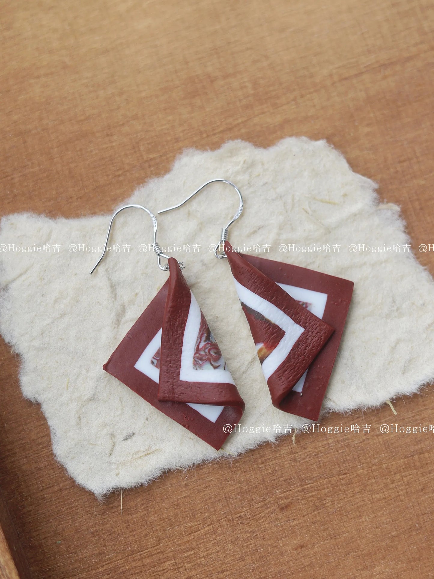 Lush Berry-Handmade Clay Earrings- Unique Artisan Jewelry Gift