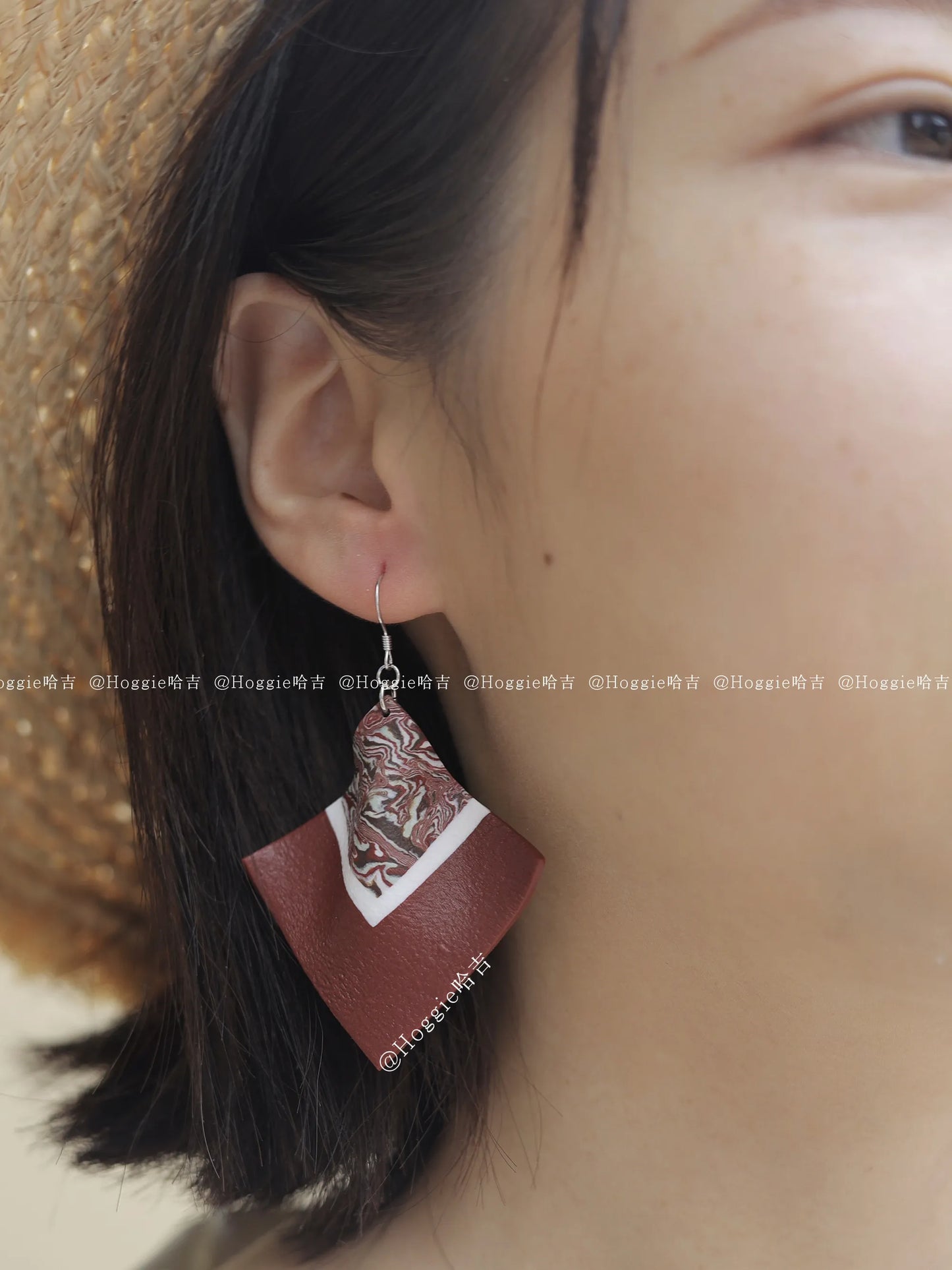 Lush Berry-Handmade Clay Earrings- Unique Artisan Jewelry Gift