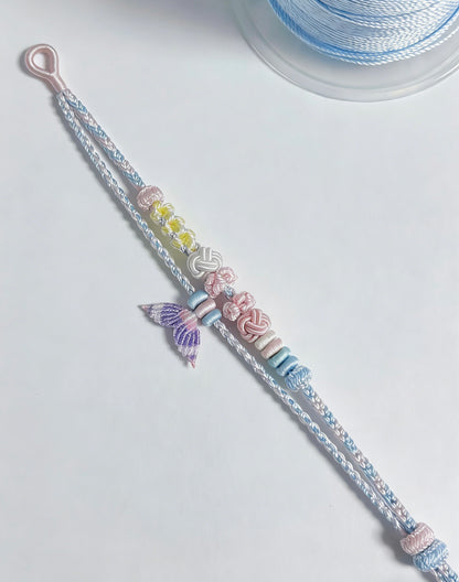 Mermaid Tail Bracelet - Handwoven Ocean Wave Design