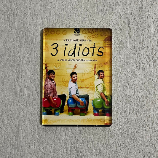Movie Poster Fridge Magnet - 3 Idiots (2.2x3.1 inches)