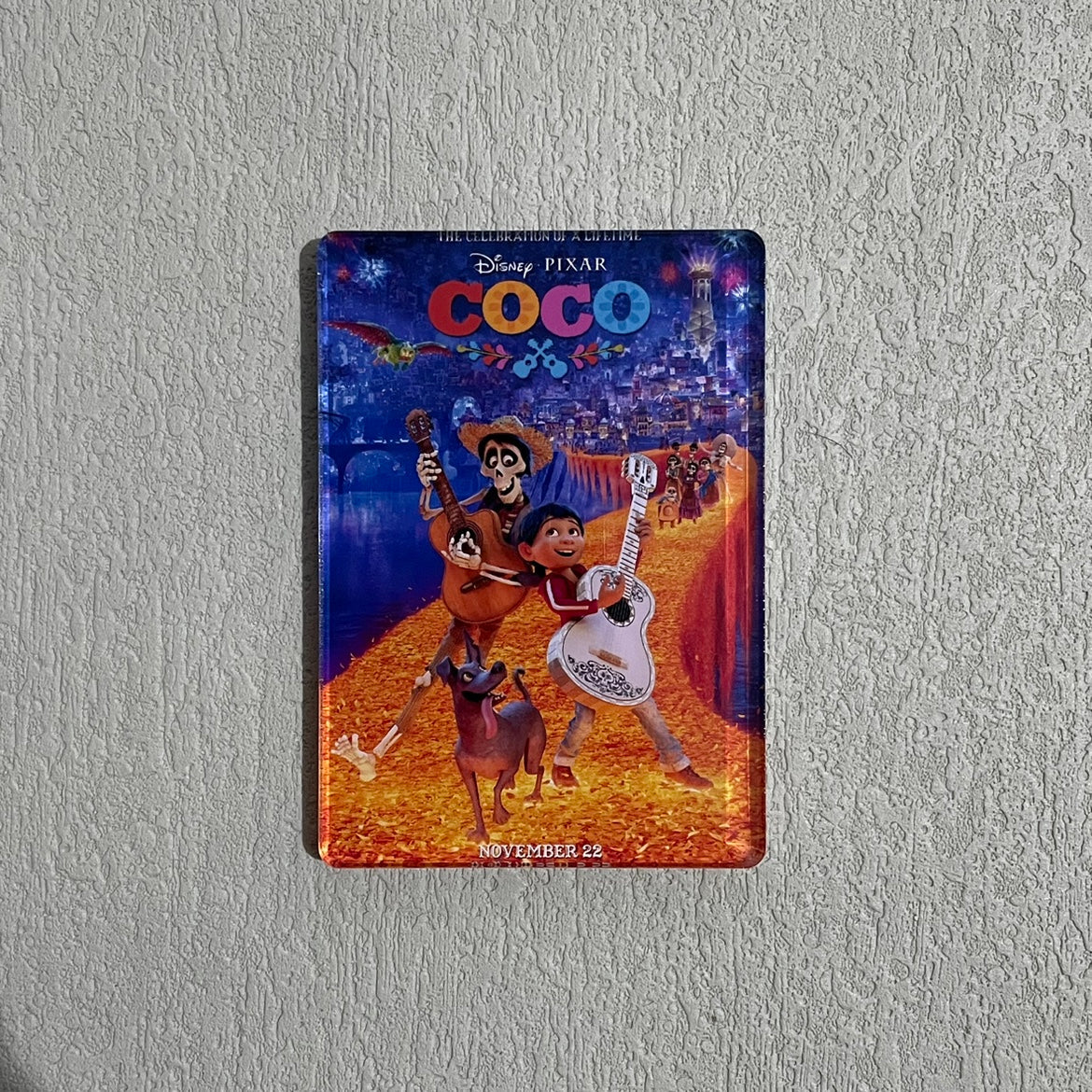 Movie Poster Fridge Magnet - Coco (2.2x3.1 inches)