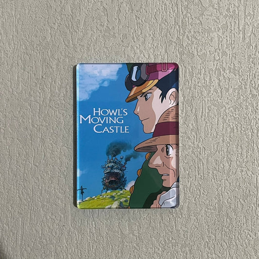Movie Poster Fridge Magnet - Howl's Moving Castle