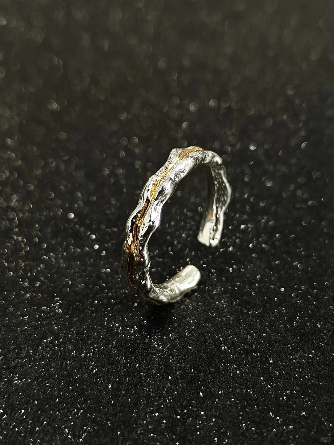 Planet Path Silver Ring